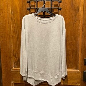 Worn once St. John’s Bay Athletic Tunic Gray